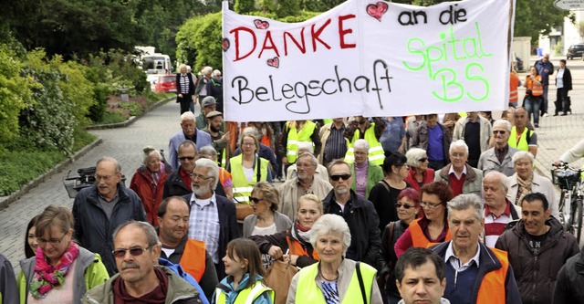 Im Mai 2015 kamen viele Spitalbefrwor...ter auf mindestens 1000 Untersttzer.   | Foto: Archivfoto: Gerd Leutenecker