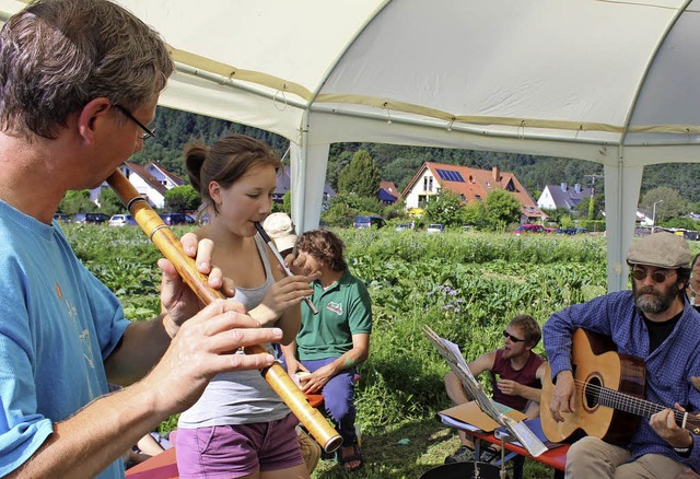 Irische Melodien  luden die Besucher zum Hren und zum Tanzen ein.   | Foto: Erich Krieger