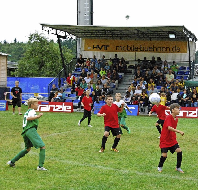 Selbstgebaute Tribnen verleihen dem J... in diesem Jahr echtes Turniergefhl.   | Foto: Archivfoto: Verein