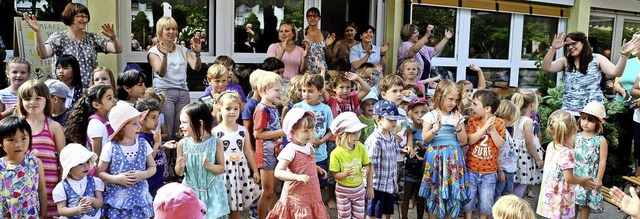 Endingen.  Die Kinder tanzten und rappten.  | Foto: Roland Vitt