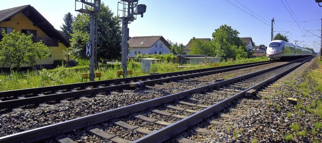 stlich der Bahnstrecke zur Huserfron...entstand im Bereich der Belchenstrae.  | Foto: Siegfried Gollrad