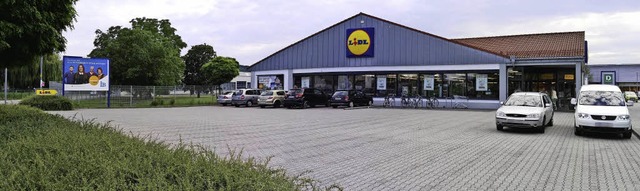 Der Discounter Lidl will seinen Markt ... Nahversorgung langfristig zu sichern.  | Foto: Martin Wendel