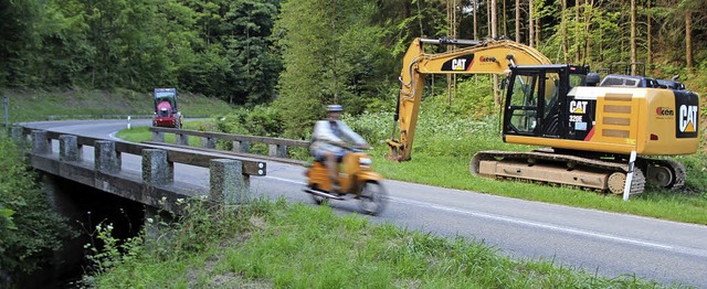 Grundlegend saniert werden soll die Br... Kreisstrae von malsburg nach Marzell  | Foto: Rolf-Dieter Kanmacher