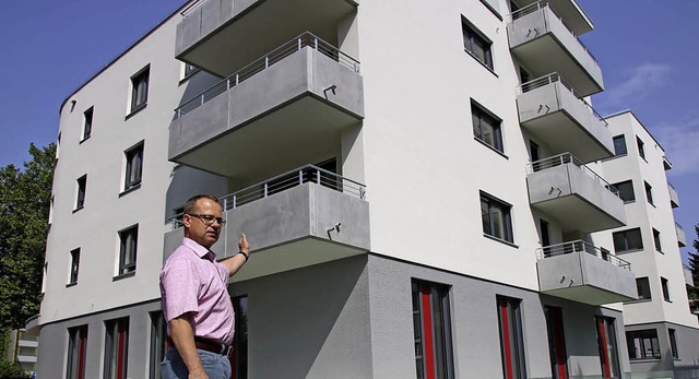 23 Mietwohnungen entstehen in der Hila...amilienheim Bad Sckingen, berichtet.   | Foto: Martin Kpfer