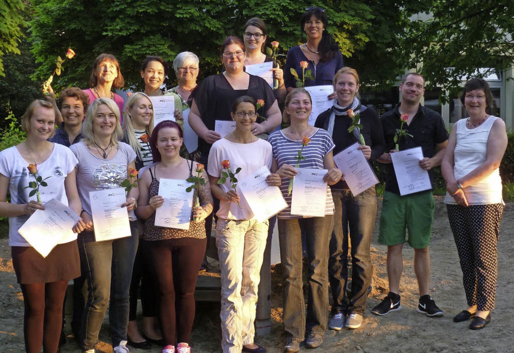 Die Absolventen des Basiskurses fr Tageseltern   | Foto: ZVG