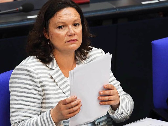 Sozialministerin Andrea Nahles (SPD)  | Foto: dpa