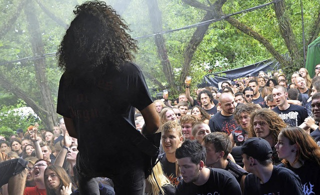 Gerockt wird  nicht mehr im Grttpark,... im Dreilndergarten in Weil am Rhein.  | Foto: Michael Reich