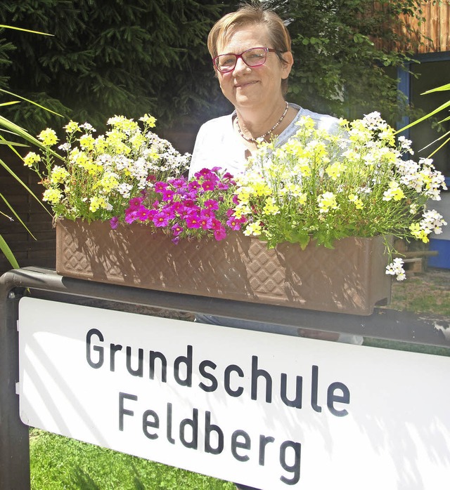 Schulleiterin Anni  Owald geht in den Ruhestand.  | Foto: Tina Httich