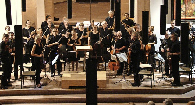 Das Ettenheimer Kammerorchester in der Kippenheimer Friedenskirche  | Foto: Susanne Ramm-Weber