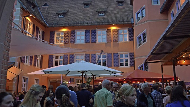 Im Innenhof der Talvogtei herrschte eine ganz besondere Atmosphre.   | Foto: Gerhard Lck