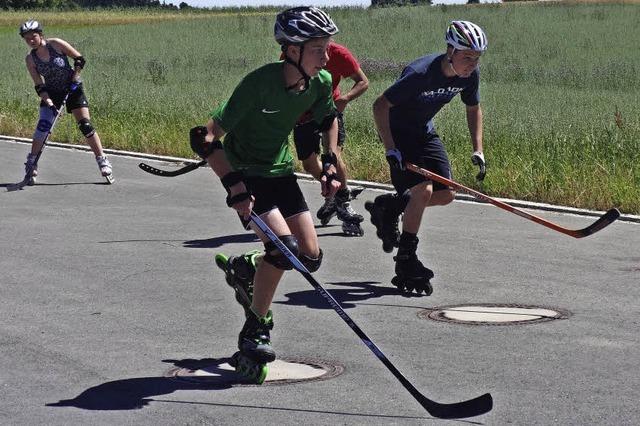 Sommertraining fr Nachwuchsskifahrer vom Bezirk IV