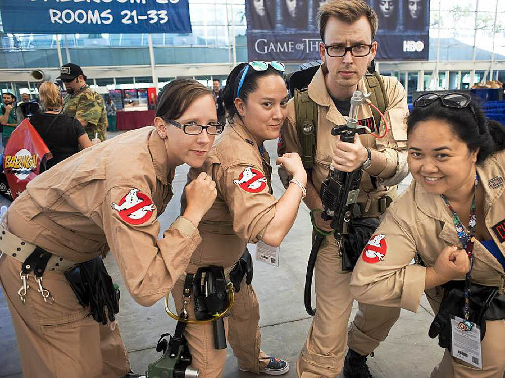 Bunt, schrill, gruselig: So haben sich die Fans fr die Comic-Con 2016 in Schale geworfen.