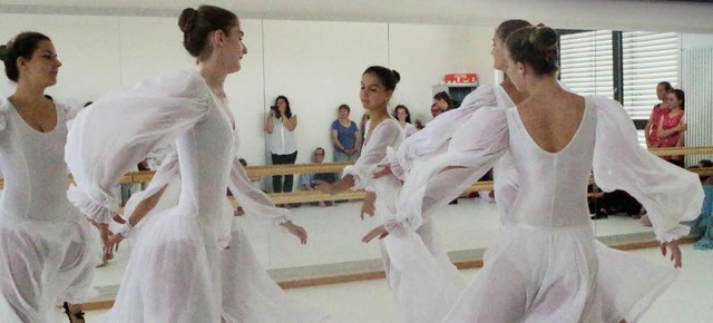 Ballettschlerinnen von Marketa Sindle...Die fabelhafte Welt der Amelie&#8220;.  | Foto: Katharina Bchle