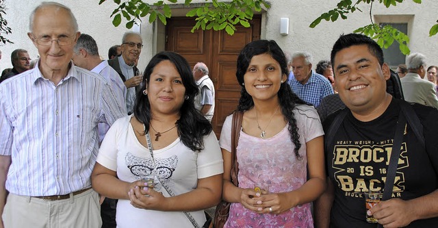Der Sprecher des Perukreises, Josef Ze...in ihrer  Heimatgemeinde berichteten.   | Foto: Sedlak