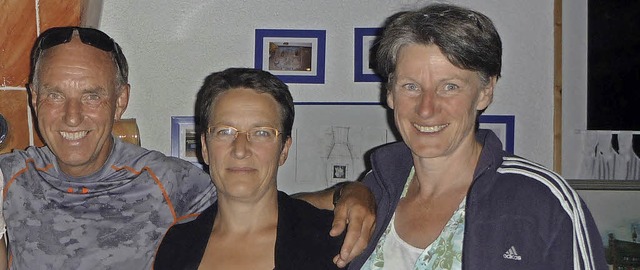Sie gehren zum  Vorstand der Tennisgi... Beate Lubrich und  Gisela Schreiber.   | Foto: Privat