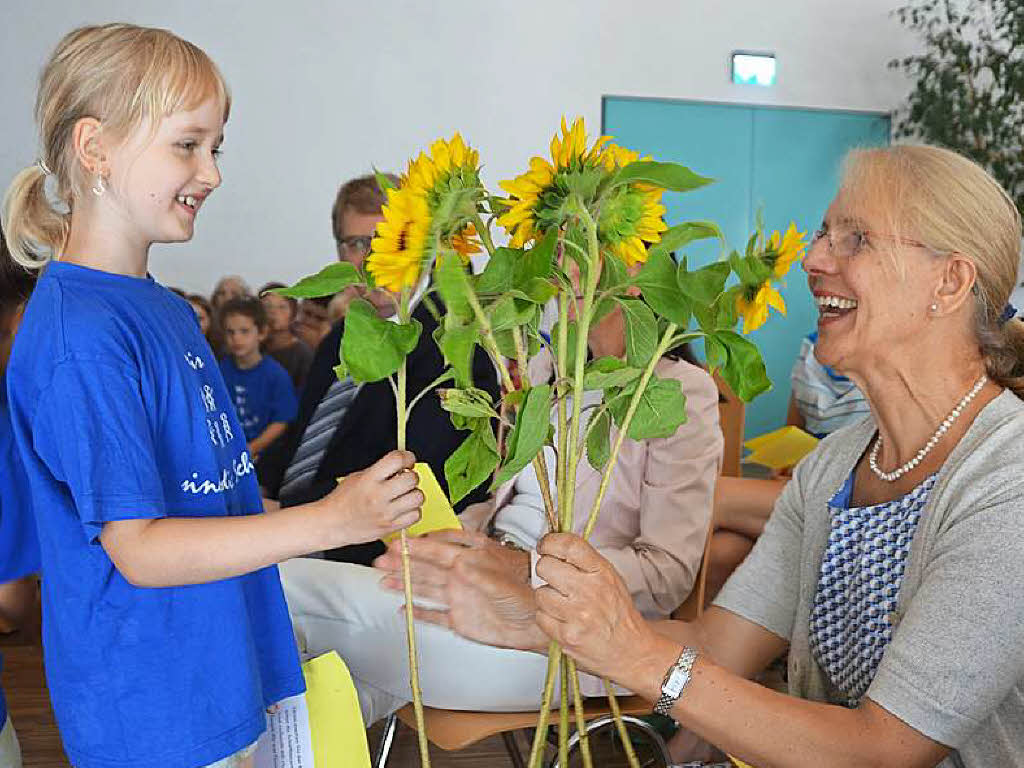 Impressionen von der Abschiedsfeier fr Schulleiterin Claudia Rieger-Brockhaus in Horben