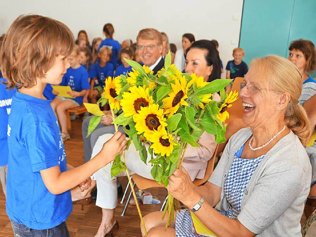 Impressionen von der Abschiedsfeier fr Schulleiterin Claudia Rieger-Brockhaus in Horben