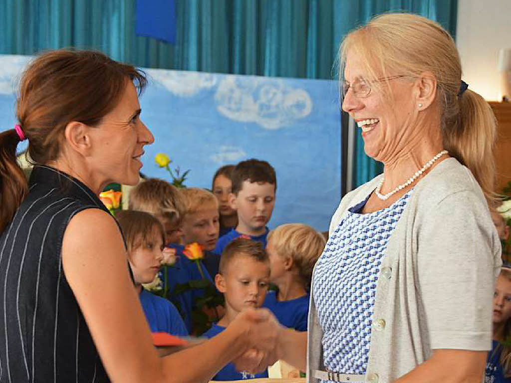 Impressionen von der Abschiedsfeier fr Schulleiterin Claudia Rieger-Brockhaus in Horben