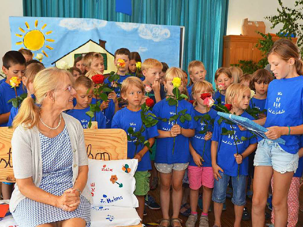 Impressionen von der Abschiedsfeier fr Schulleiterin Claudia Rieger-Brockhaus in Horben