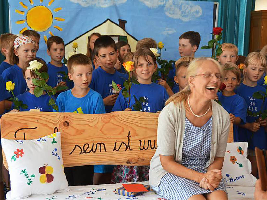 Impressionen von der Abschiedsfeier fr Schulleiterin Claudia Rieger-Brockhaus in Horben