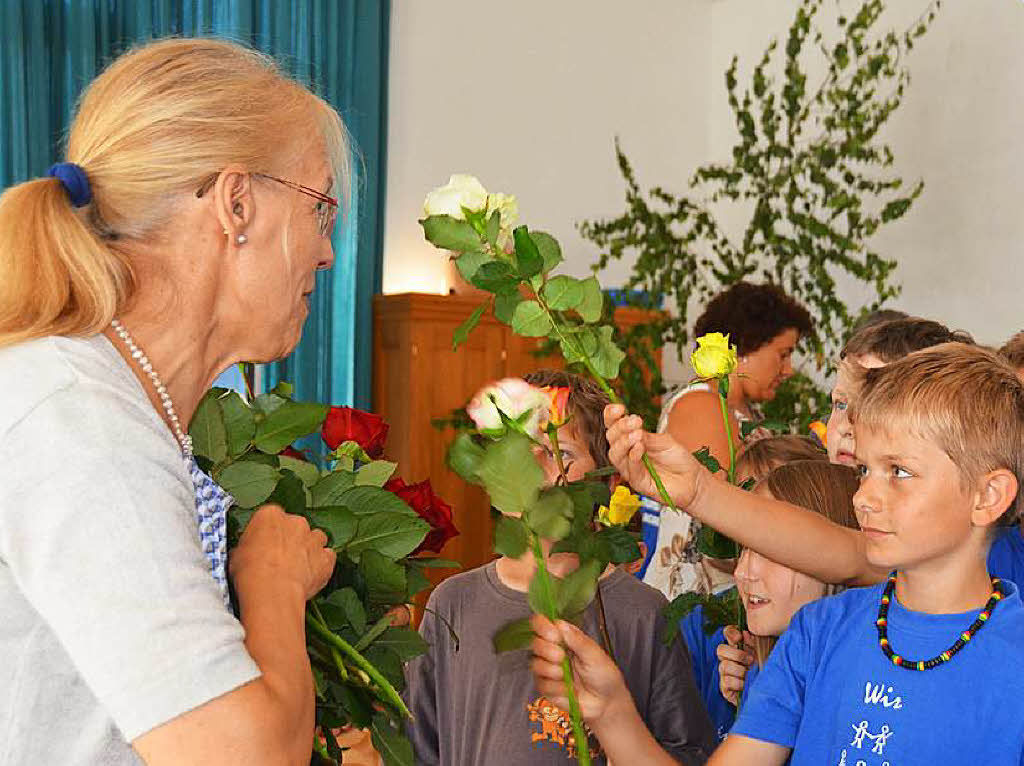 Impressionen von der Abschiedsfeier fr Schulleiterin Claudia Rieger-Brockhaus in Horben