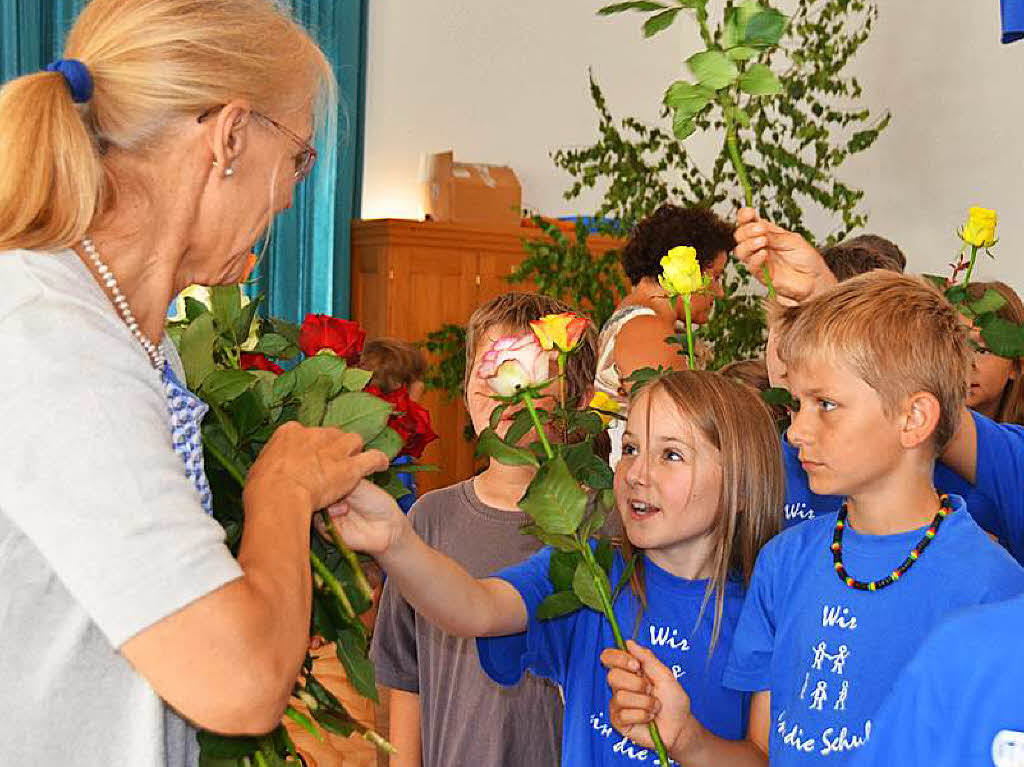 Impressionen von der Abschiedsfeier fr Schulleiterin Claudia Rieger-Brockhaus in Horben