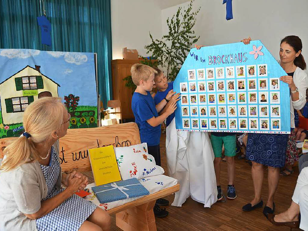 Impressionen von der Abschiedsfeier fr Schulleiterin Claudia Rieger-Brockhaus in Horben