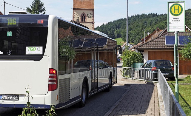 Der Umbau der Bushaltestelle in Wittelbach wurde zurckgestellt.   | Foto: Susanne Gilg