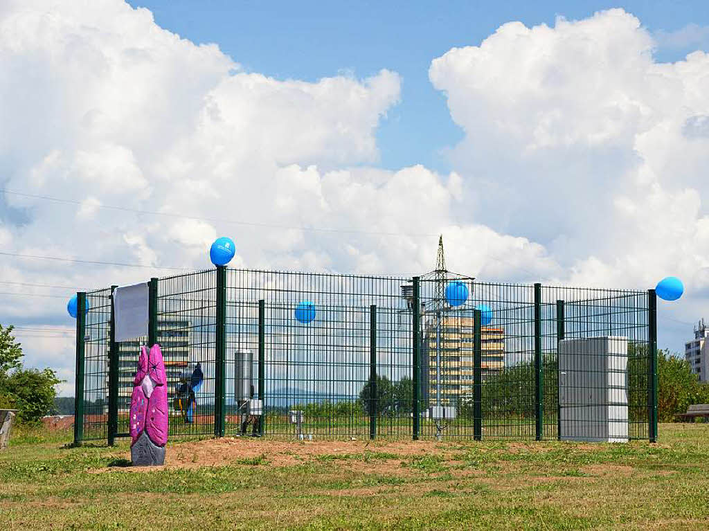 Das ist die neue Messtation von außen Das ist die neue Messtation von außen