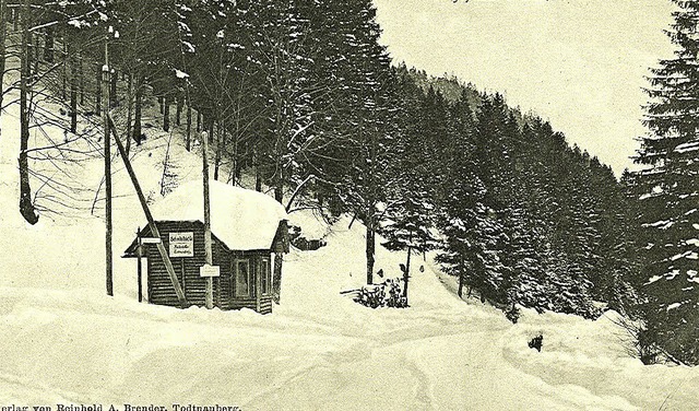 Schneesichere Lagen wurden mit dem Auf...on 1910 die  Reinhold A. Brenderhtte   | Foto: zvg