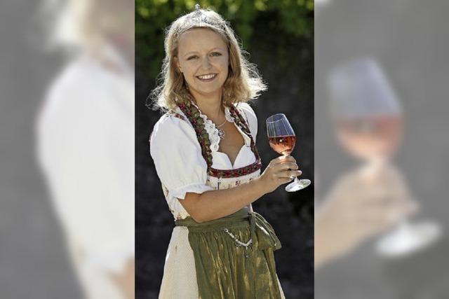 Martin Wangler und Weinprinzessin als Gste