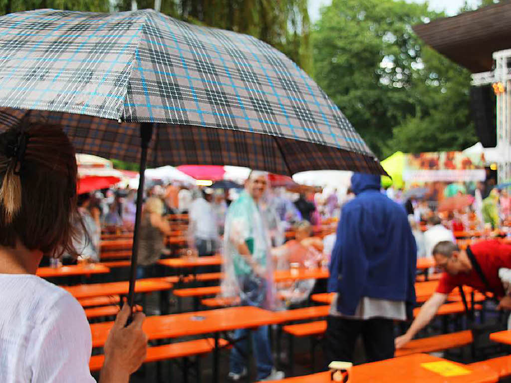 Nik P. und Die Grafenberger beim Open Air im Park