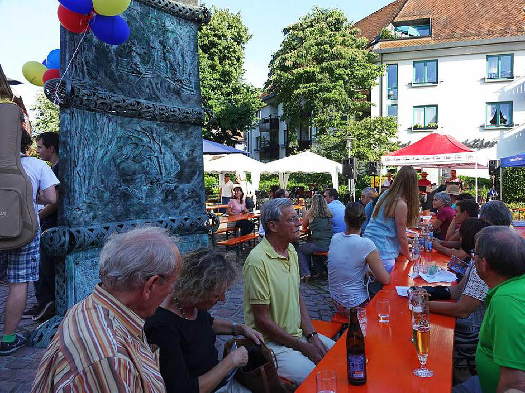 Die School's-out-Party auf dem Rudolf-Eberle-Platz in Bad Sckingen