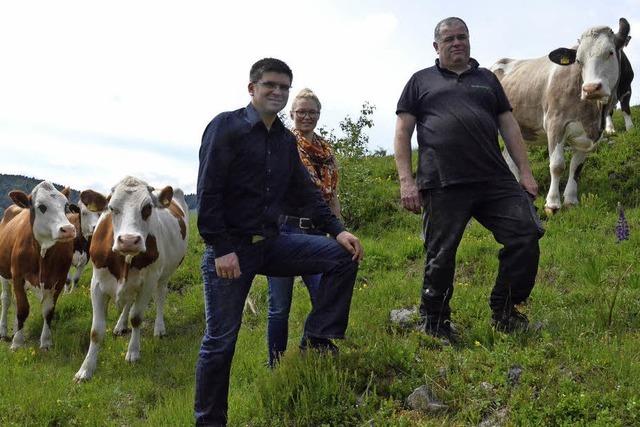 Beim BUND-Erlebnisprogramm gehts zum Goldbachhof und seinem Weidberg