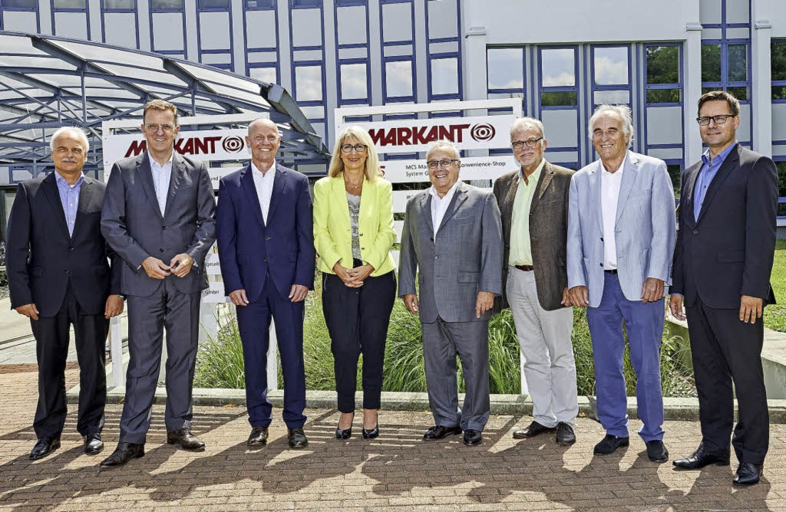 Vertreter von Spendern und Begnstigte... Geschftsfhrer Markant Deutschland.   | Foto: Daniel Godde