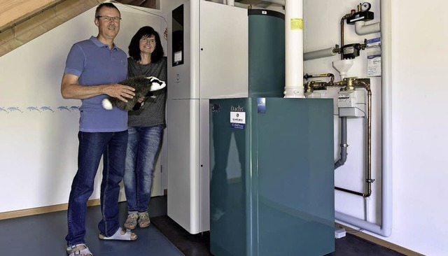 Bei Familie Dilger in Freiburg wurde d...nnstoffzelle in Sdbaden installiert.   | Foto: PR