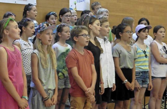 Musik spielte eine groe Rolle beim Sommerfest.  | Foto: ZVG