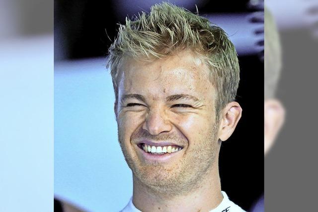 Rosberg fährt im Training vorneweg