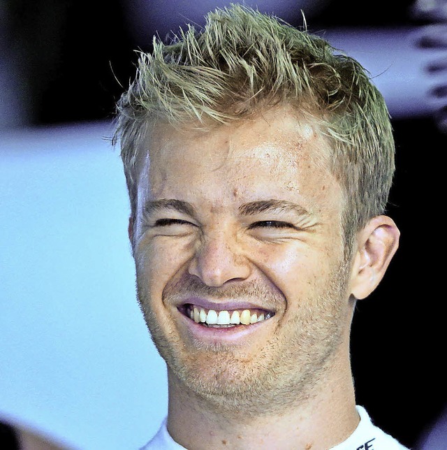Im Training allen voraus: Mercedes-Pilot Nico Rosberg  | Foto: dpa