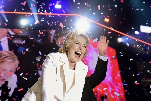 Hillary Clinton feiert in Philadelphia ihre Nominierung