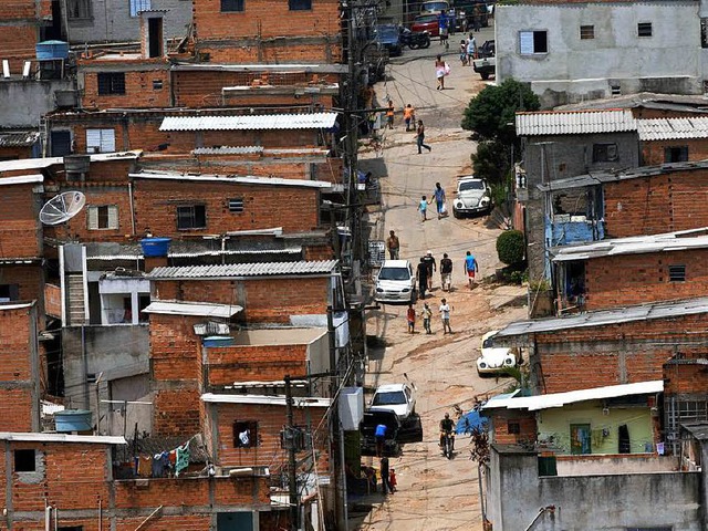 Einmal Baracke, immer Baracke? Armenviertel in So Paulo    | Foto: dpa
