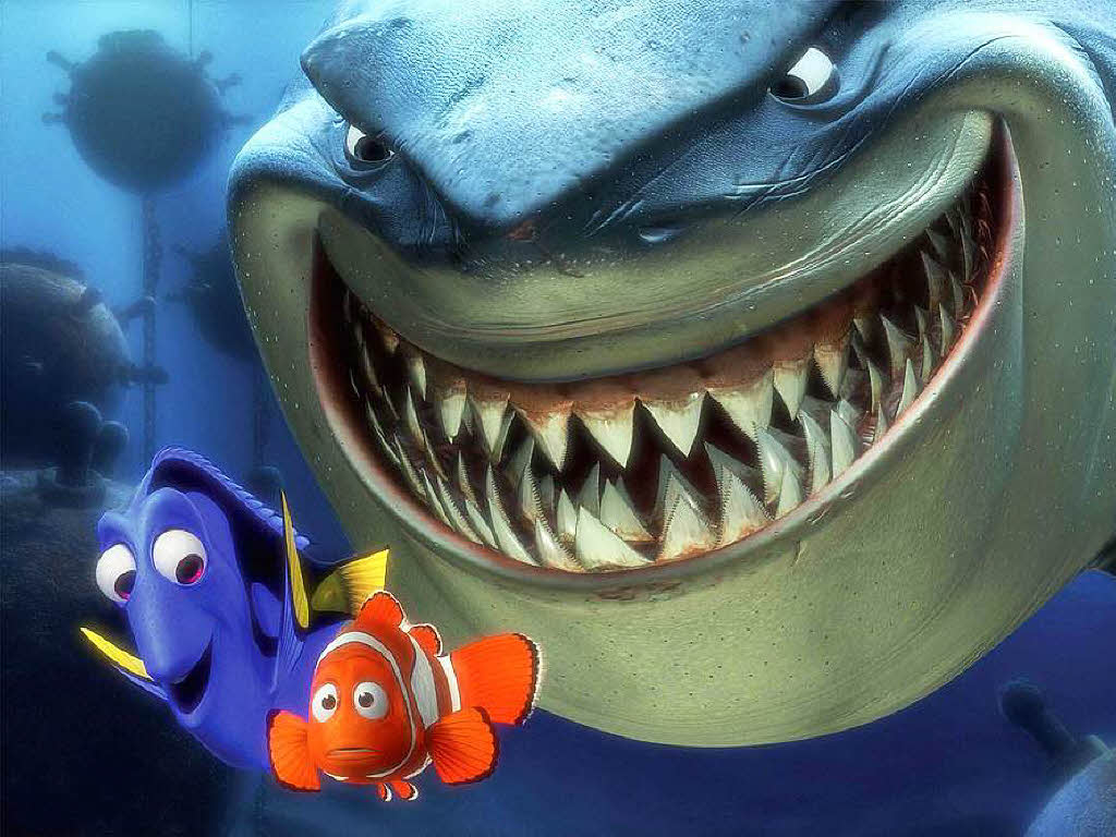 Zusammen auf der Flucht und auf der Suche: Dorie und Marlin im Film „Findet Nemo“