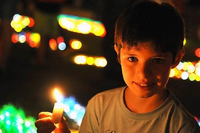 Fotos: 12.000 Lichter leuchten in Lenzkirch beim Lichterfest