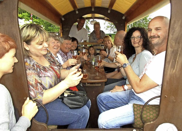 Seit Jahren am Weinfestsonntag beliebt...inprobe im &#8222;Rwe-Express&#8220;.  | Foto: Reiner Merz