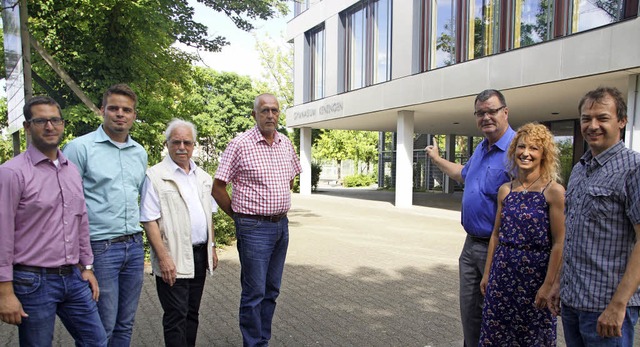 Die energetische Sanierung am Gymnasiu...rbeitern und Planern zu einer Bilanz.   | Foto: Ilona Hge