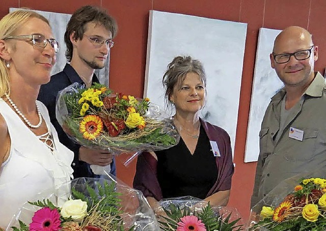 Marga Golz, Wladimir Fuchs, Bettina Bohn und Christoph Geisel (von links)   | Foto: ZVG