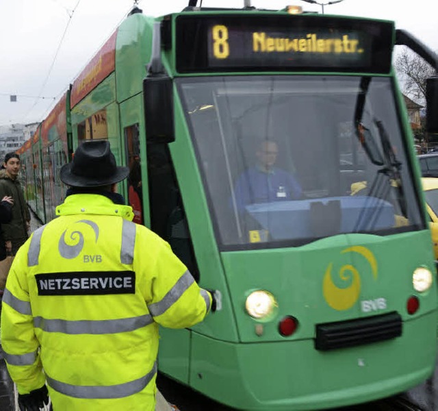 Die Tram 8 fhrt bis Ende Oktober eine vernderte Route.   | Foto: Lauber