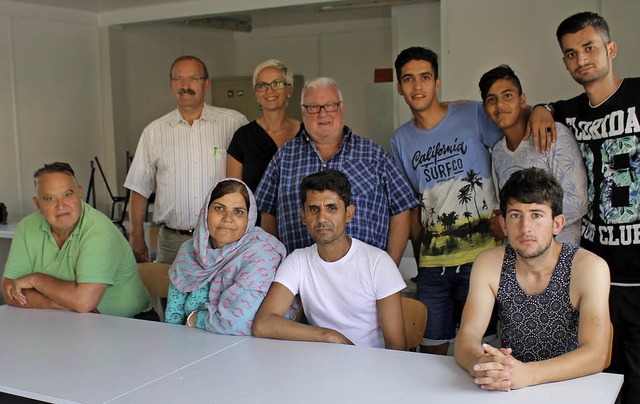 Dass die Flchtlinge aus der Tiengener... Marion Pfeiffer und Stefan Preusse.    | Foto: Susann Klatt-D&#8217;Souza