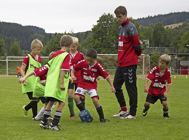 In Elzach trainieren die Fchsle auch mit dem Wrfel.  | Foto: Daniel Fleig