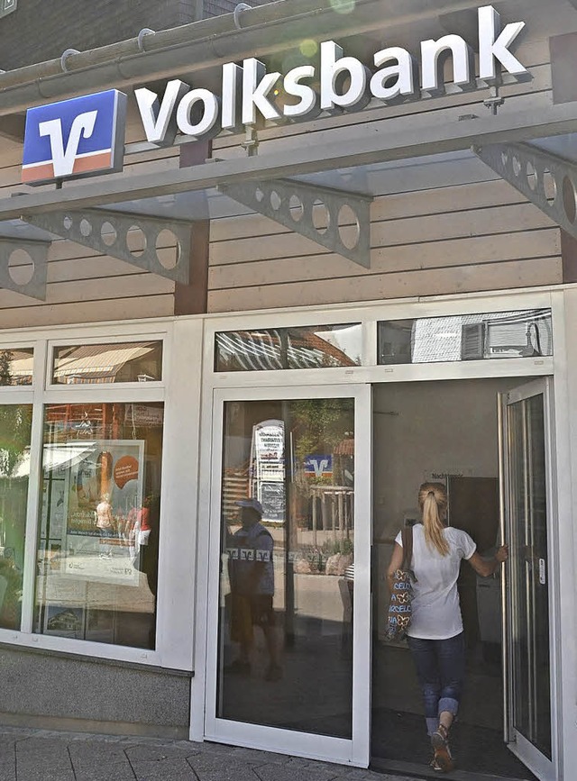 Das Ende der  Volksbank-Filiale Titisee ist besiegelt.   | Foto: Sarah beha